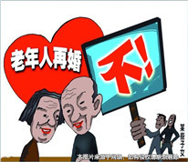 老人再婚遭子女反对欲自杀